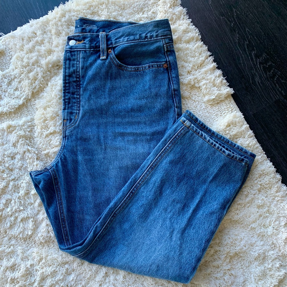 Old Navy Sky High Straight Jeans